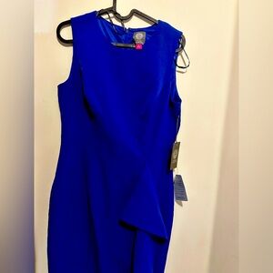 Blue Vince Camuto midi dress